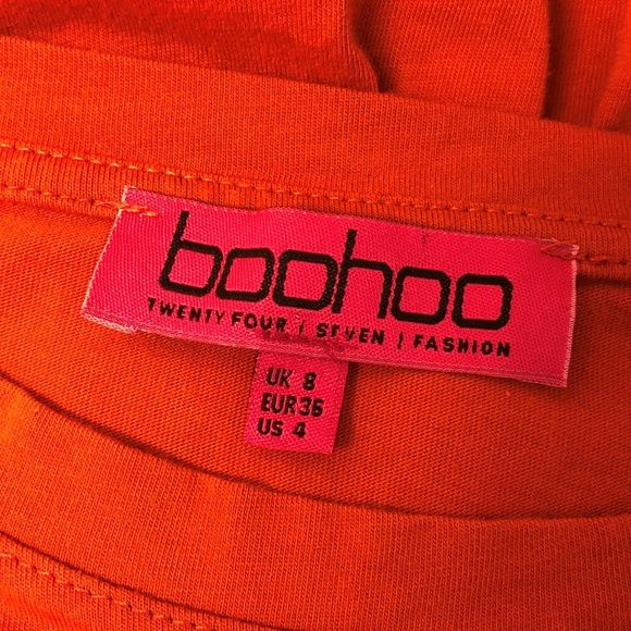 boohoo orange‎ tunic - Picture 2 of 4